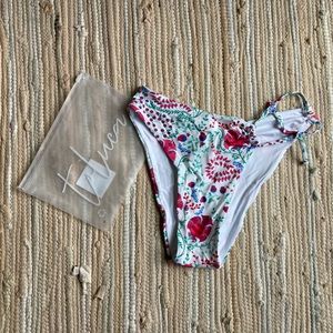 Toluca swim Rhea Midi Side-tie bottom in renaissance